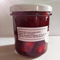 ČERVENÁ ŘEPA S CHILLI  330 ml, zavařenina