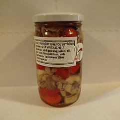 CHILLI PAPRIČKY S HLÍVOU ÚSTŘIČNOU