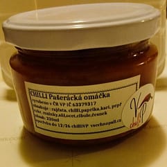 PAŠERÁCKÁ CHILLI OMÁČKA  200 ml