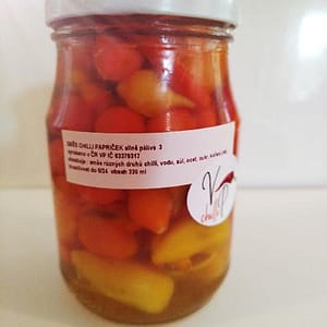 CHILLI PAPRIČKY SILNĚ PÁLIVÉ SMĚS 330 ml