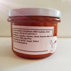 CHILLI PIKANT ZELENINOVÁ SMĚS topinka, toust 200 ml