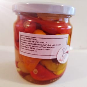 CHILLI SMĚS PAPRIČEK PESTRÁ středně pálivá 340 ml