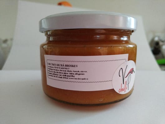 CHILLI CHUTNEY OSTRÁ BROSKEV  200 ml