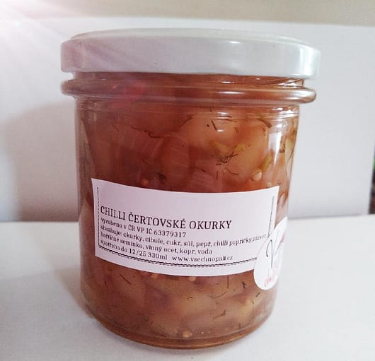 CHILLI ČERTOVSKÉ OKURKY 300 ml