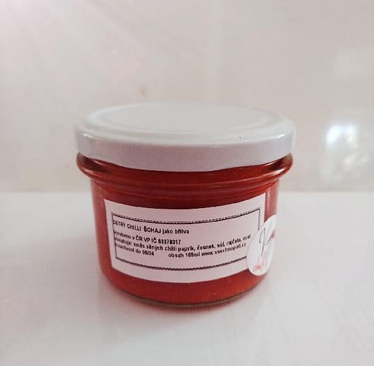 CHILLI CHUTNEY  OSTRÝ ŠOHAJ jako břitva 200 ml