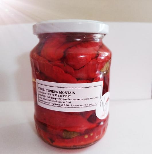 CHILLI THUNDER MONTAIN 300ml, zavařenina