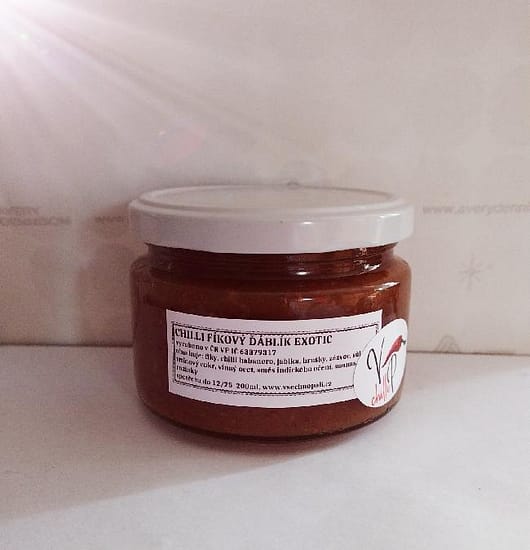 CHILLI FÍKOVÝ ĎÁBLÍK EXOTIC, chutney 200ml